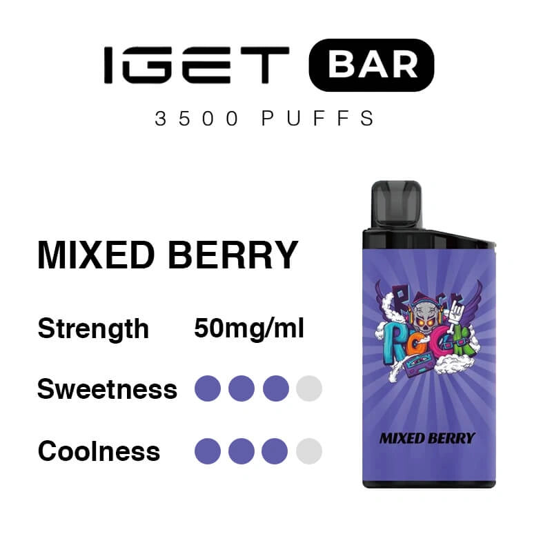 Mixed Berry Vape IGET Bar 3500 Puffs