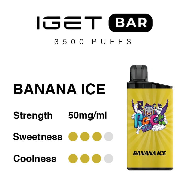 Banana Ice IGET Bar 3500 Puffs
