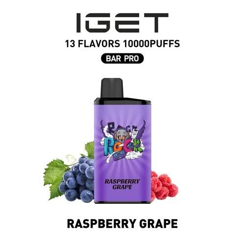 IGET BAR PRO Raspberry Grape 10000