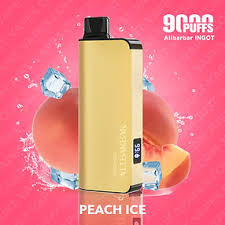 Alibarbar INGOT 9000 Puffs – Peach Ice