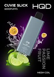 HQD Cuvie Slick Lime Passion fruit 6000 Puffs