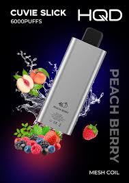 HQD Cuvie Slick Peach Berry 6000 Puffs
