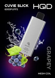 HQD Cuvie Slick Raspberry Grape 6000 Puffs