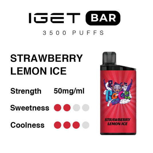 IGET Bar Strawberry Lemon Ice 3500 Puffs
