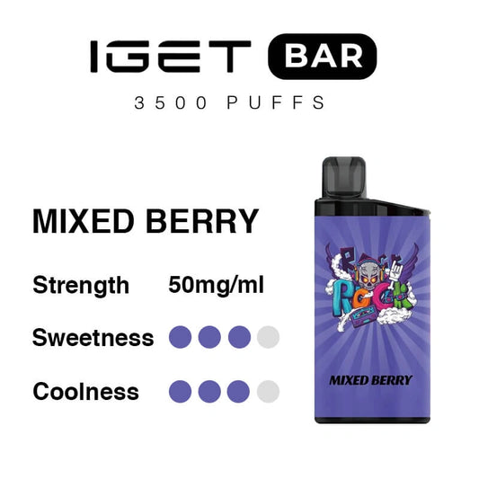 Mixed Berry Vape IGET Bar 3500 Puffs