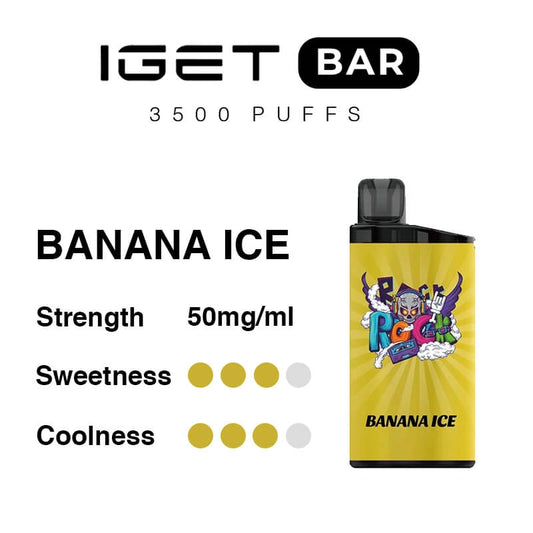 Banana Ice IGET Bar 3500 Puffs