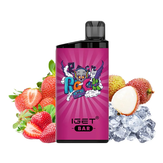 Strawberry lychee ice IGET Bar 3500 Puffs